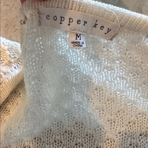 Copper Key Cream Cardigan - Picture 3 of 3